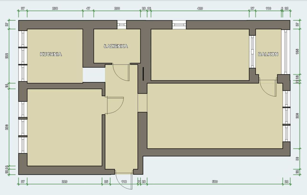 Mieszkanie 3-pokojowe Dębno, ul. Bohaterów Września. Zdjęcie 4