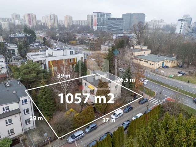 Działka inwestycyjna Warszawa Mokotów, al. Wilanowska. Zdjęcie 1