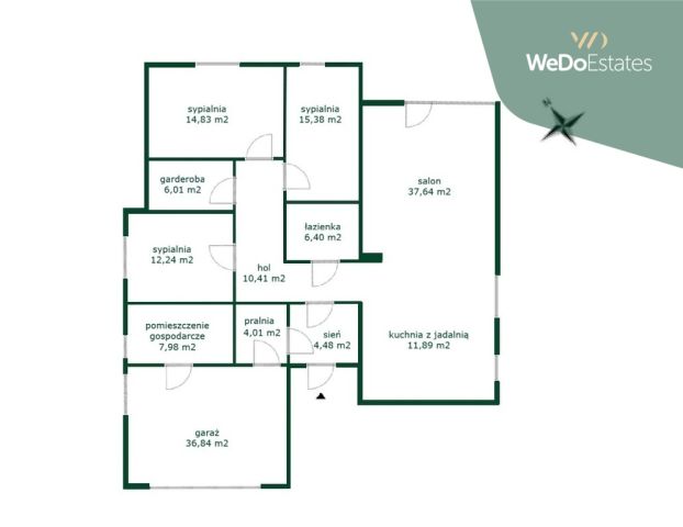 dom wolnostojący, 4 pokoje Malcanów, ul. Graniczna. Zdjęcie 20