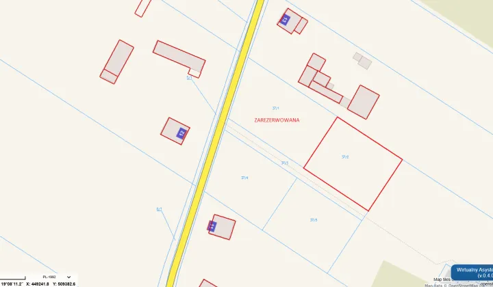 Działka budowlana Marcinów