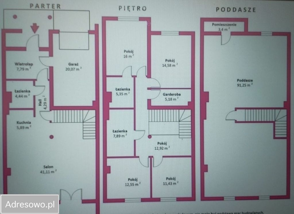 dom szeregowy, 4 pokoje Świdnik, ul. kard. Stefana Wyszyńskiego. Zdjęcie 2