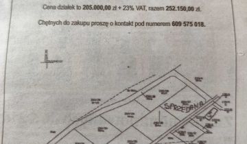 Działka budowlana Boleścin