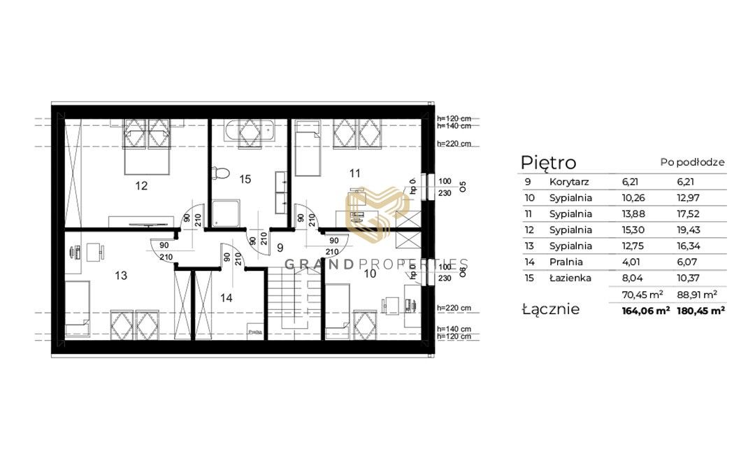 bliźniak, 5 pokoi Bąkówka. Zdjęcie 5