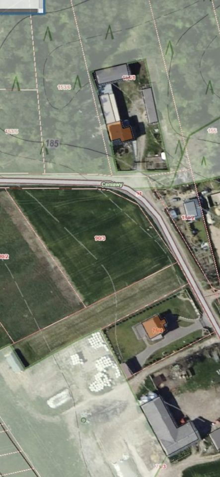 Działka budowlana Ceniawy. Zdjęcie 2