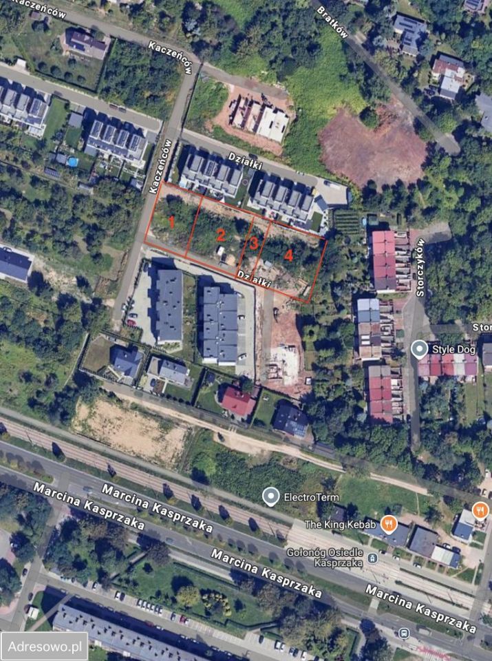 Działka budowlana Dąbrowa Górnicza Gołonóg, ul. Działki