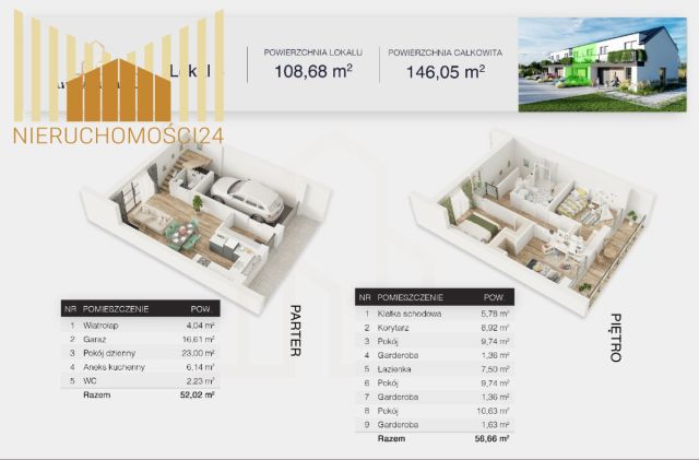 dom szeregowy, 3 pokoje Mińsk Mazowiecki, ul. gen. Władysława Andersa. Zdjęcie 24