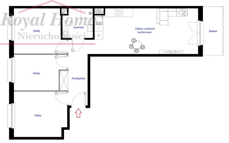 Mieszkanie 4-pokojowe Wrocław Fabryczna, ul. Maślicka. Zdjęcie 15