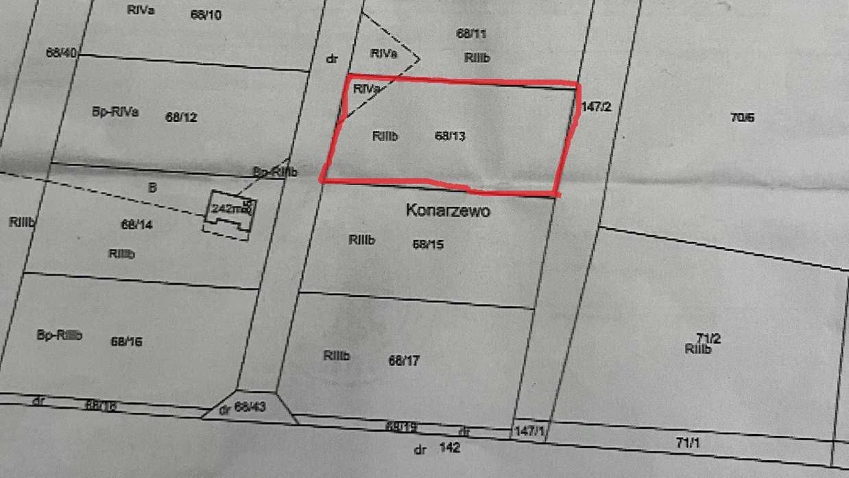 Działka rolna Konarzewo. Zdjęcie 2