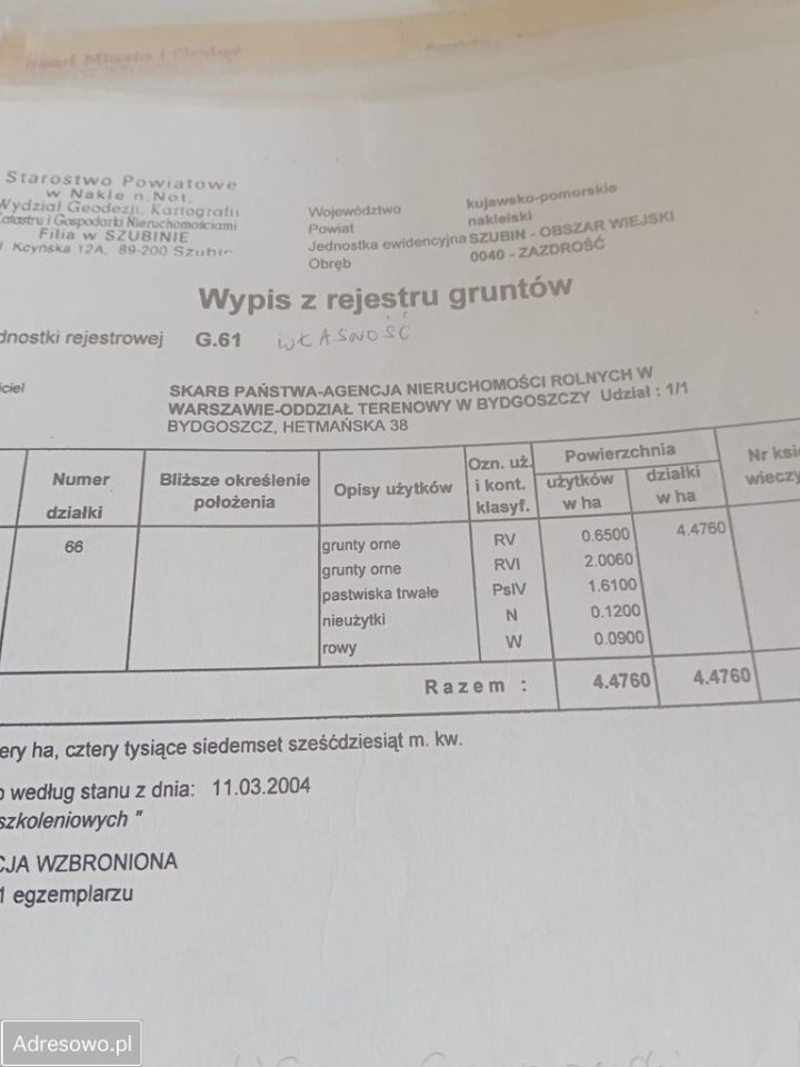 Działka rolno-budowlana Zazdrość. Zdjęcie 10