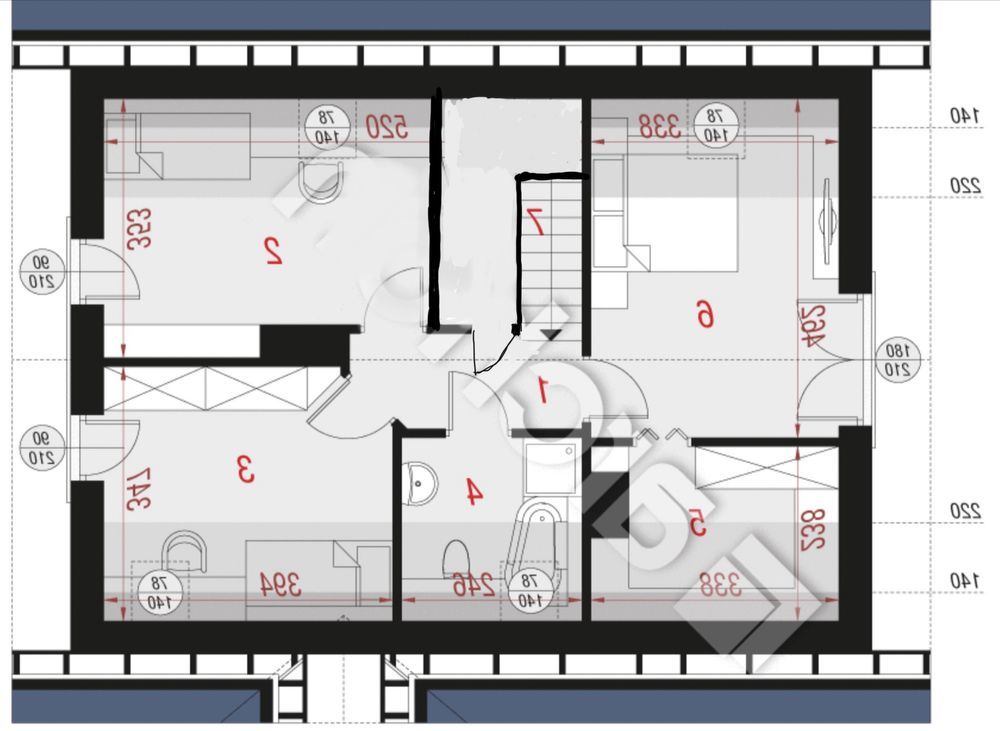 dom wolnostojący Rumianek. Zdjęcie 7