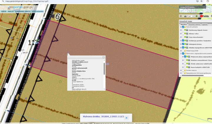 Działka budowlana Ignaców Jawor