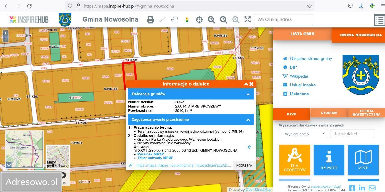 Działka budowlana Stare Skoszewy, ul. Borówkowa. Zdjęcie 12