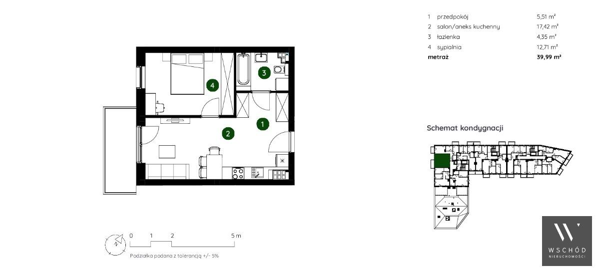 Mieszkanie 2-pokojowe Kraków. Zdjęcie 5