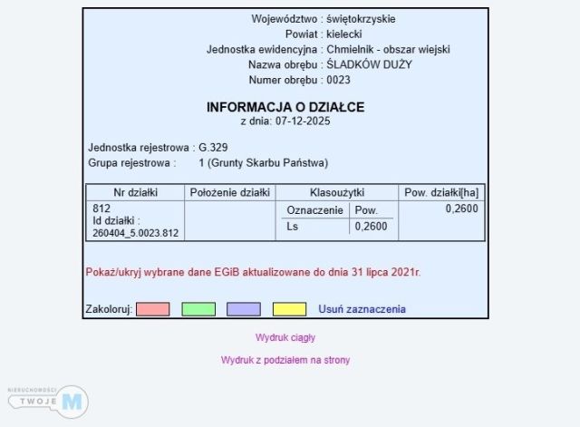 Działka rolna Śladków Duży. Zdjęcie 11