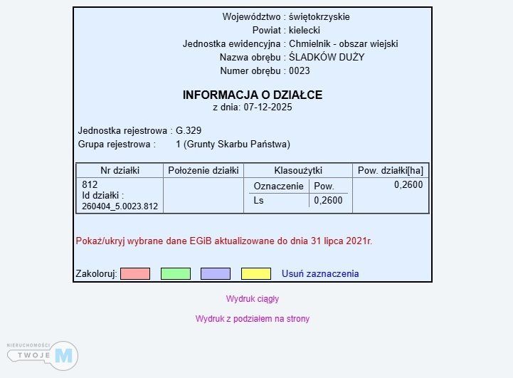 Działka rolna Śladków Duży. Zdjęcie 11