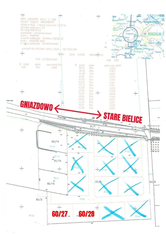 Działka budowlana Gniazdowo, ul. Lazurowa. Zdjęcie 2