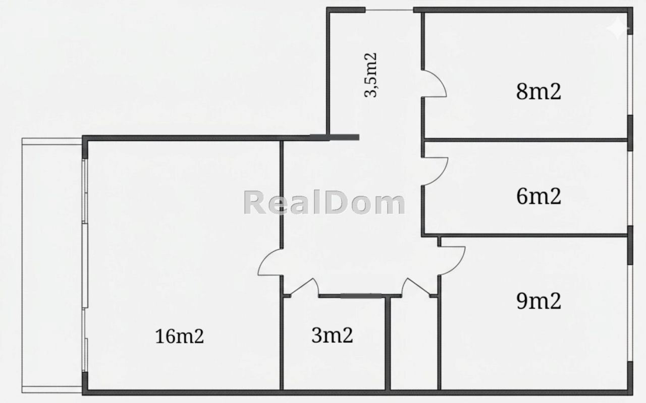 Mieszkanie 3-pokojowe Kraków Podgórze Duchackie, ul. Łużycka. Zdjęcie 14
