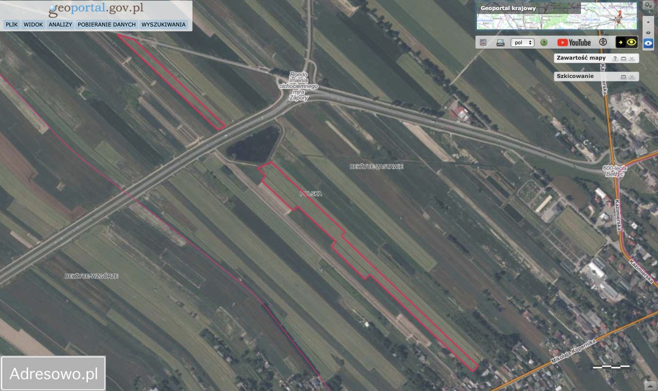 Działka rolna Bełżyce Zastawie. Zdjęcie 4