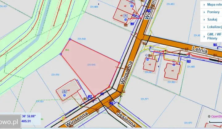 Działka budowlana Bilcza, ul. Wiosenna