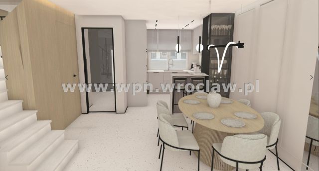 dom szeregowy, 4 pokoje Wrocław Psie Pole, ul. Polanowicka. Zdjęcie 3