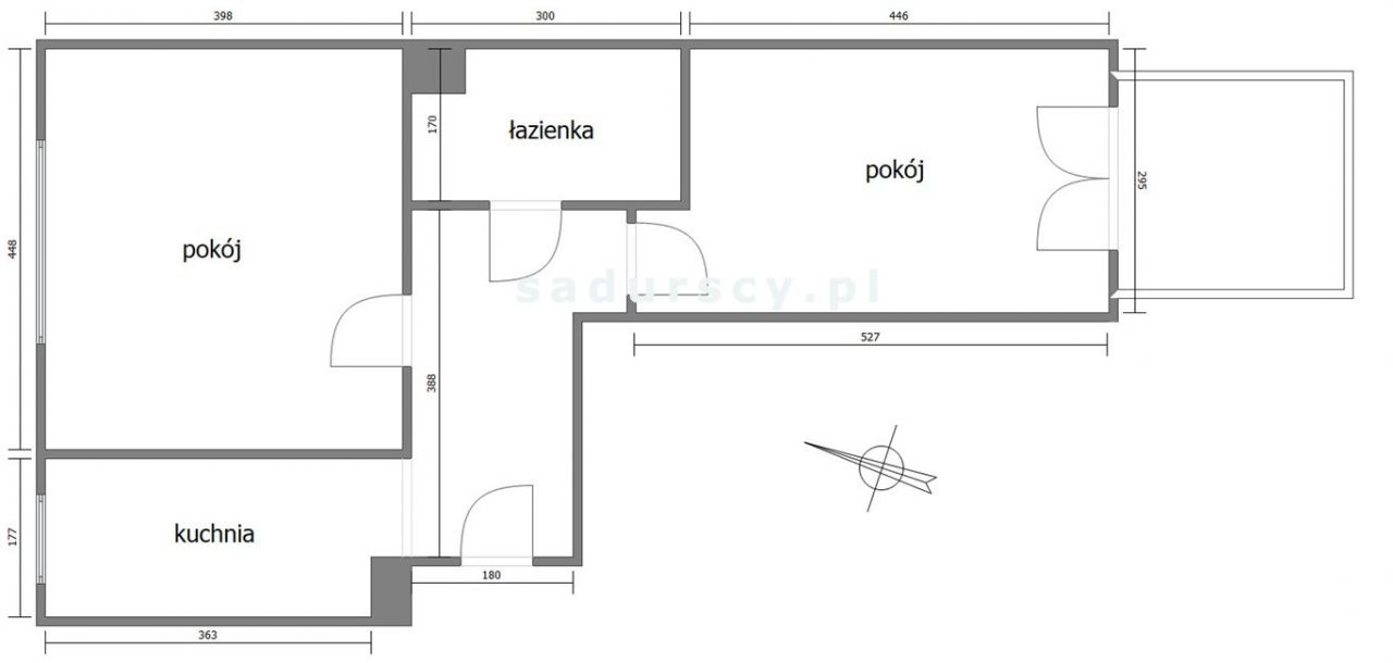 Mieszkanie 2-pokojowe Kraków Nowa Huta, os. Na Stoku