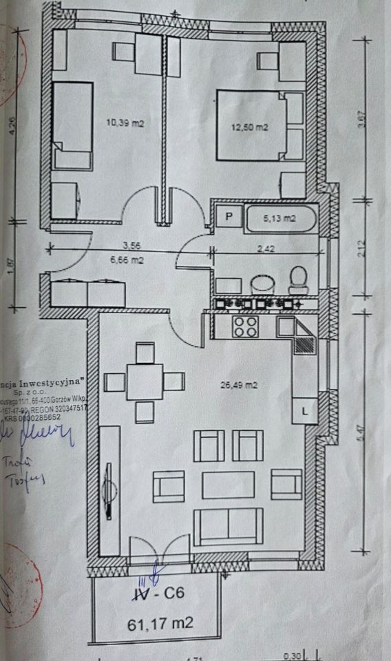 Mieszkanie 3-pokojowe Słubice, os. Świerkowe. Zdjęcie 4