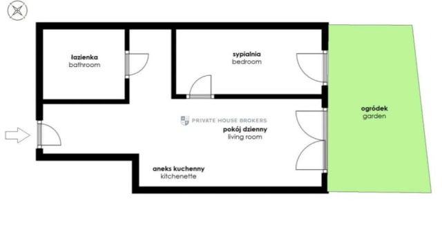 Mieszkanie 2-pokojowe Kraków Prądnik Biały, ul. Eljasza Walerego Radzikowskiego. Zdjęcie 1