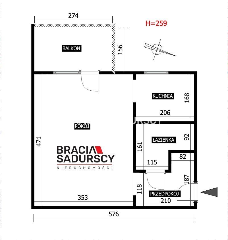 Mieszkanie 1-pokojowe Kraków Krowodrza, ul. Eljasza Walerego Radzikowskiego. Zdjęcie 34