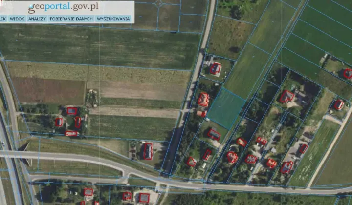 Działka rolno-budowlana Cieciórki