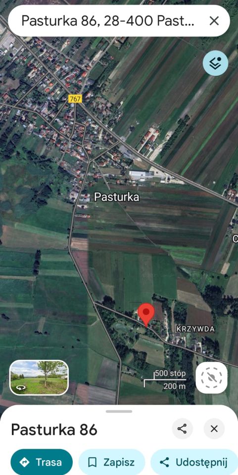 Działka rolno-budowlana Pasturka Krzywda. Zdjęcie 5