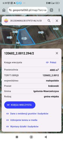 Działka rolna Zofipole. Zdjęcie 1