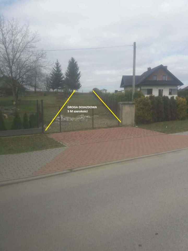 Działka budowlana Sieniawa, ul. Wiśniowa. Zdjęcie 3