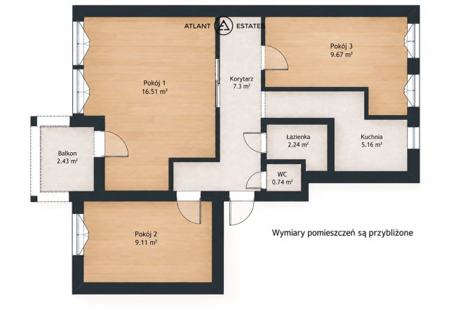 Mieszkanie 3-pokojowe Wrocław Stare Miasto, ul. Kotlarska. Zdjęcie 16