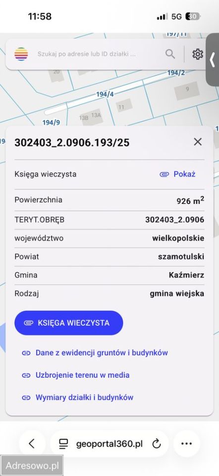 Działka budowlana Kaźmierz, ul. Szmaragdowa. Zdjęcie 4