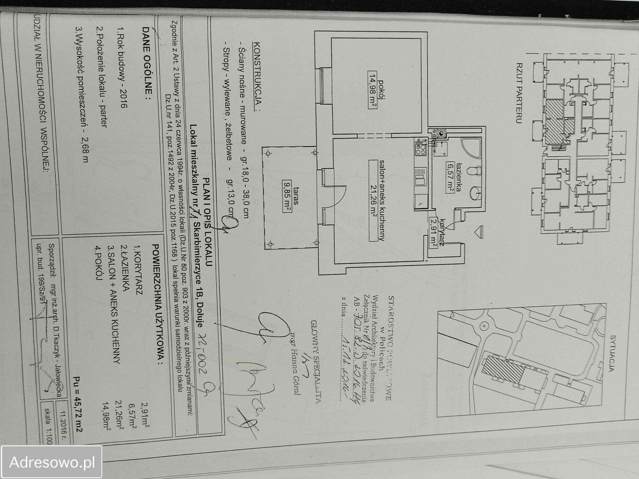 Mieszkanie 2-pokojowe Skarbimierzyce. Zdjęcie 7