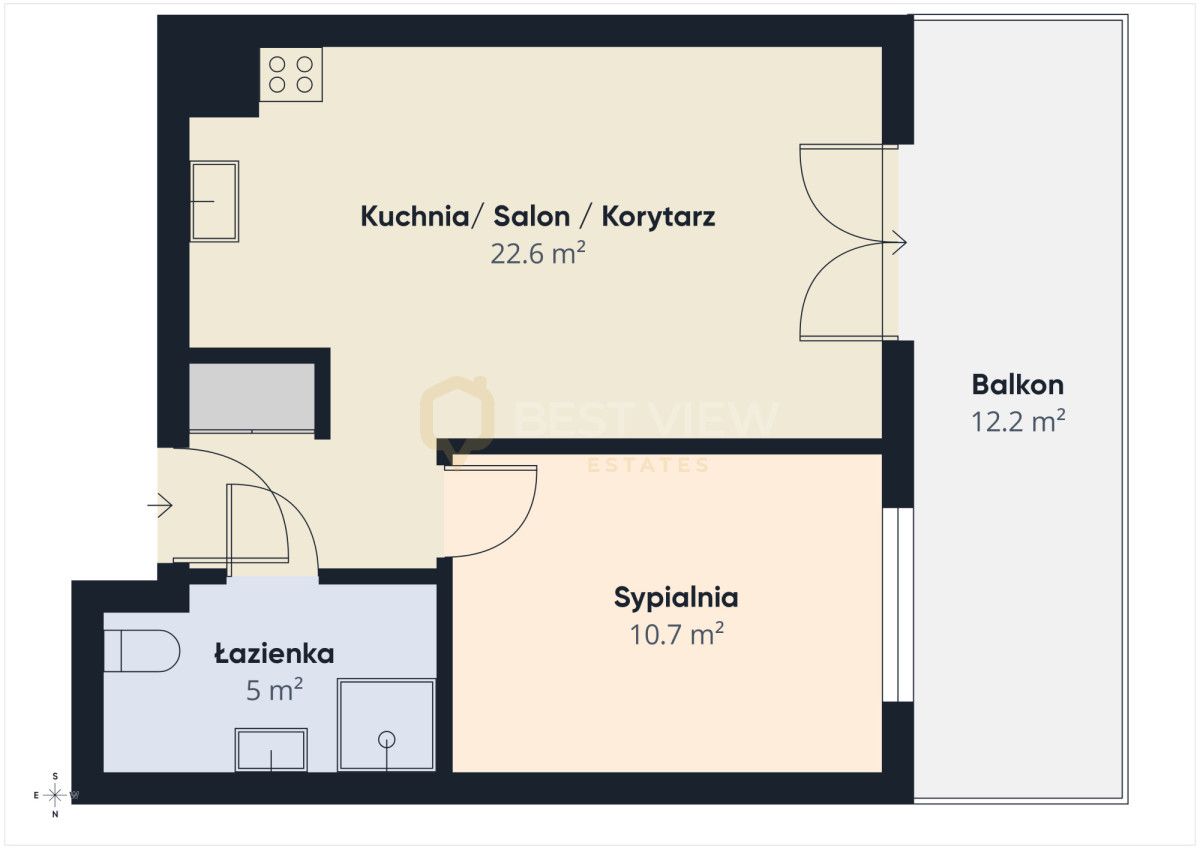 Mieszkanie 2-pokojowe Warszawa Wilanów, ul. Zdrowa. Zdjęcie 9