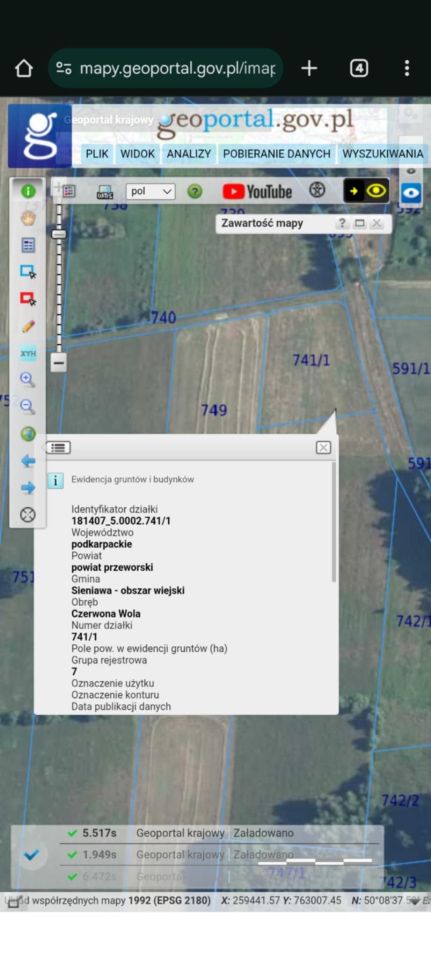 Działka inwestycyjna Czerwona Wola