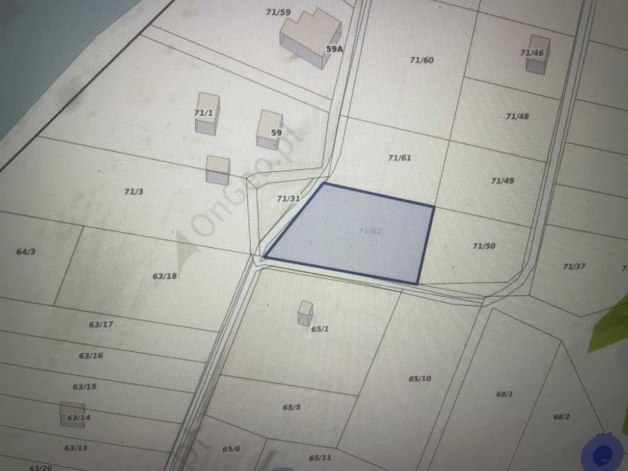 Działka rekreacyjna Lekarty