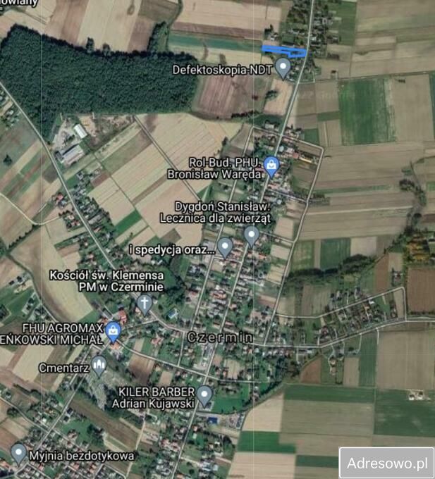 Działka budowlana Czermin. Zdjęcie 5