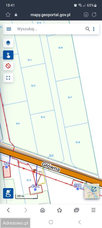 Działka budowlana Stasi Las, ul. Główna. Zdjęcie 2