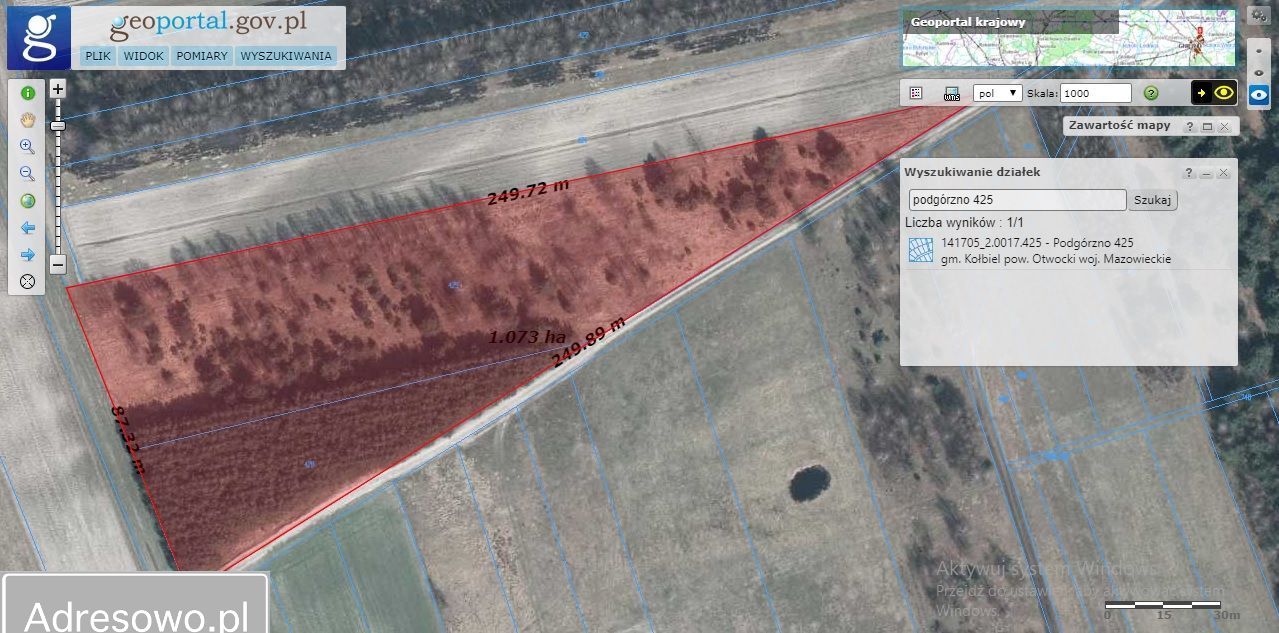 Działka rolna Podgórzno. Zdjęcie 5