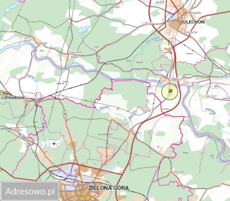 Działka inwestycyjna Cigacice. Zdjęcie 3