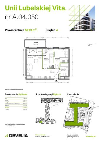 Mieszkanie 3-pokojowe Poznań Starołęka, ul. Unii Lubelskiej. Zdjęcie 7