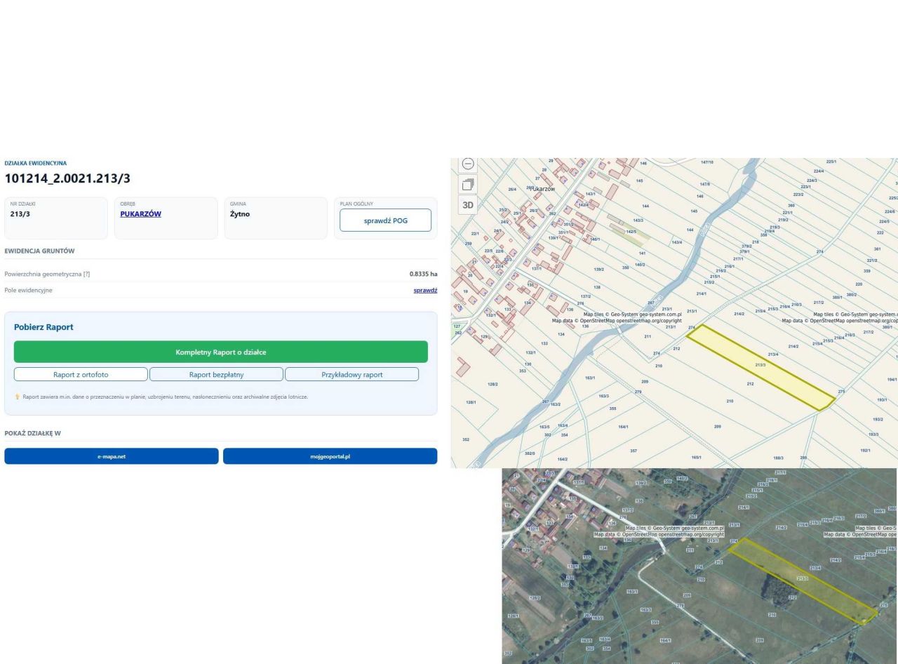 Działka rolna Pukarzów. Zdjęcie 6