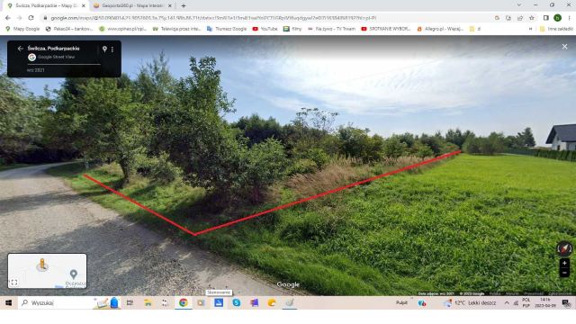 Działka rolno-budowlana Świlcza Kamyszyn. Zdjęcie 1