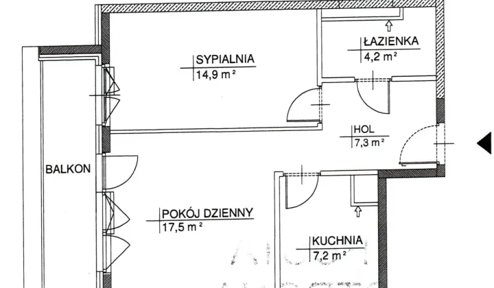 Mieszkanie 2-pokojowe Ząbki, ul. Calineczki