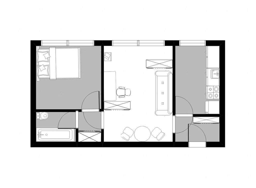 Mieszkanie 2-pokojowe Warszawa Praga-Południe, ul. Saska. Zdjęcie 12