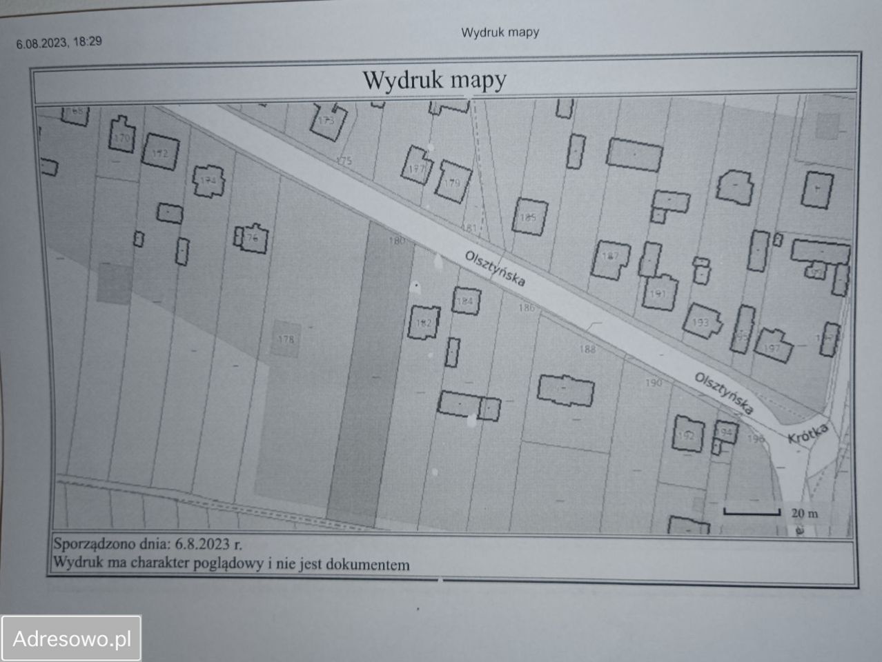 Działka budowlana Biskupice, ul. Olsztyńska. Zdjęcie 4