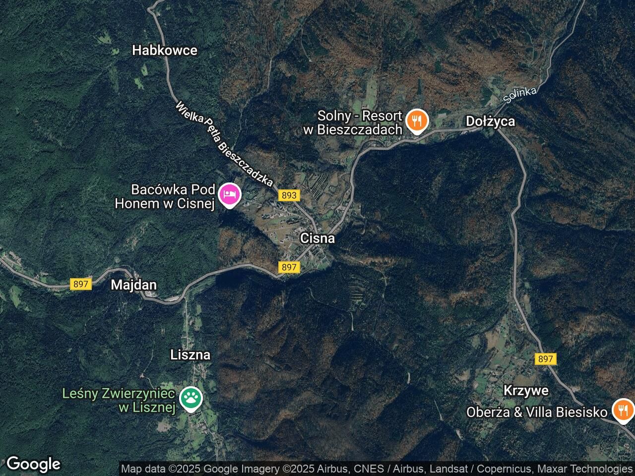 Działka budowlana Cisna