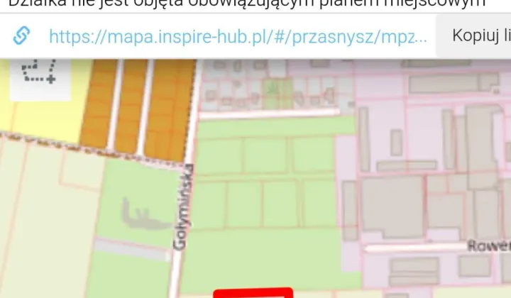 Działka inwestycyjna Przasnysz, ul. Targowa